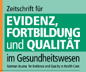 Zeitschrift für Evidenz Fortbildung und Qualität im Gesundheitswesen Ärztliche Weiterbildung Dr. Euteneier
